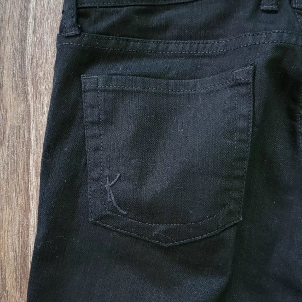KUT from the Kloth Diana Skinny Jeans Black Pants Size 6 Womens Stretch - Picture 8 of 15